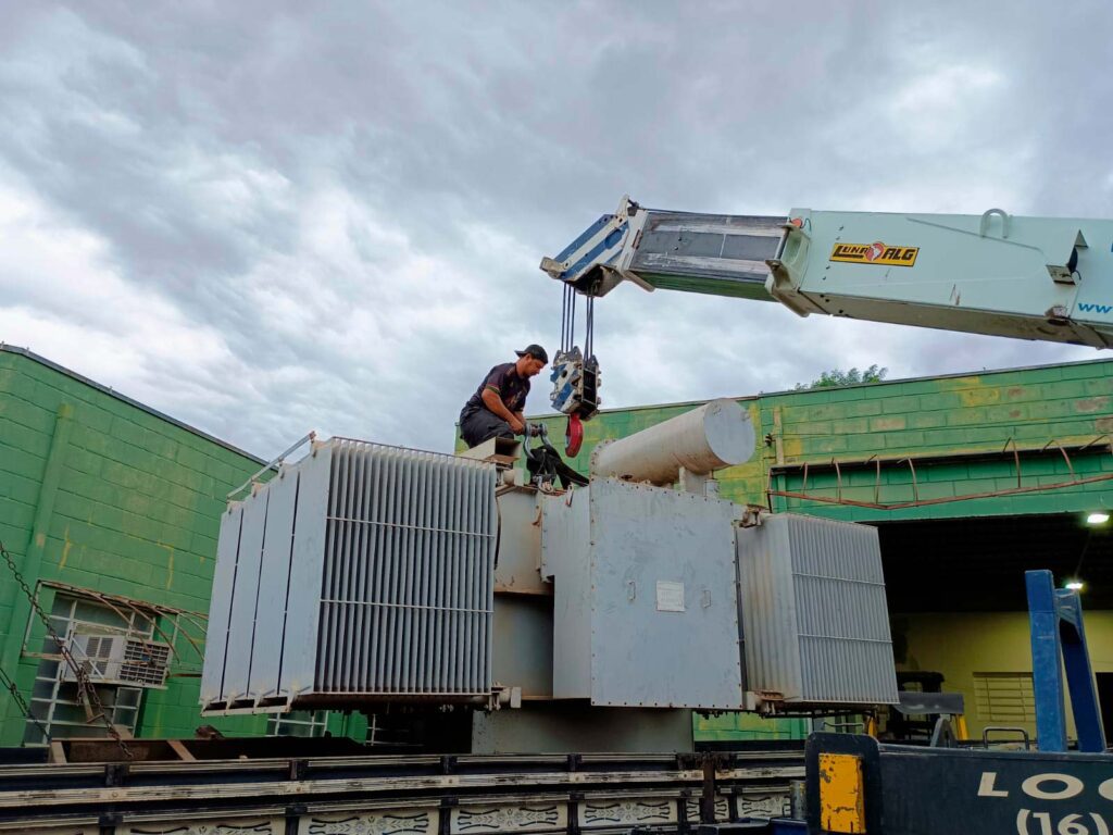 entrega de transformadores